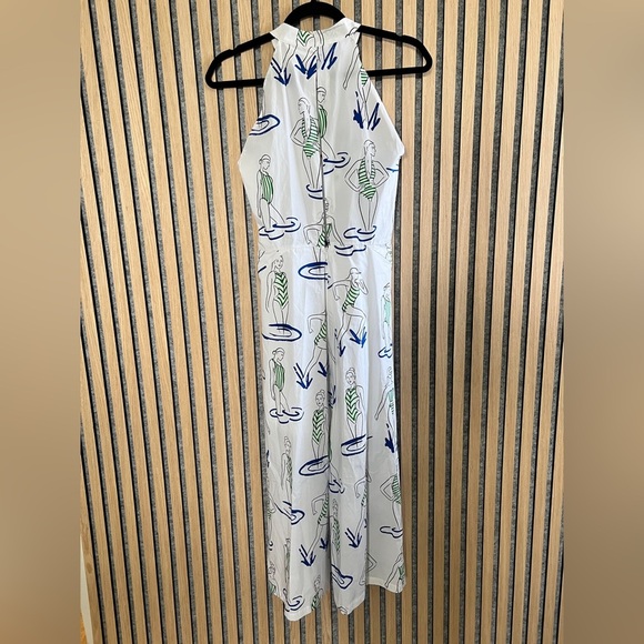Bimba y Lola- white cotton dress with swimmers- X Small - Picture 4 of 9